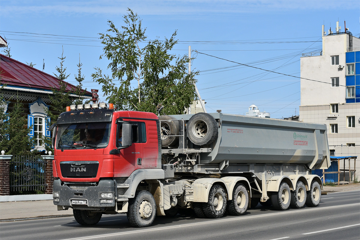 Саха (Якутия), № М 669 АА 11 — MAN TGS 33.430