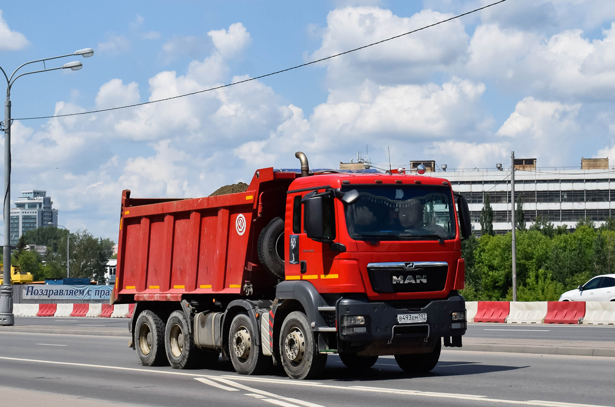 Москва, № В 493 ЕМ 797 — MAN TGS 41.440