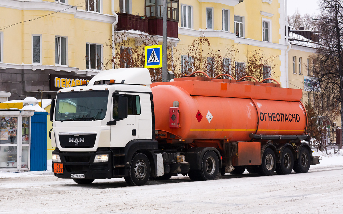 Башкортостан, № О 778 СУ 102 — MAN TGS 19.400