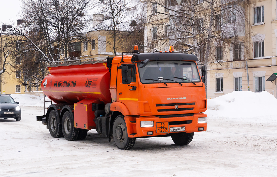 Башкортостан, № Е 542 ВУ 702 — КамАЗ-65115-A5(48)