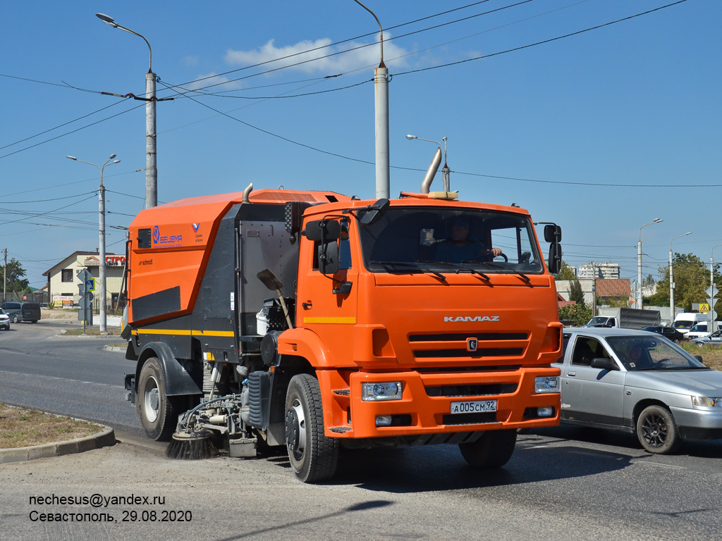 Севастополь, № А 005 СМ 92 — КамАЗ-53605-A5(48)