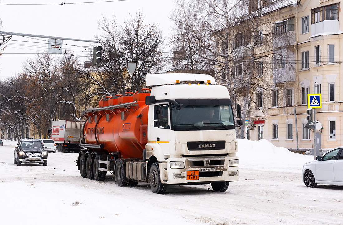 Башкортостан, № В 163 ХК 702 — КамАЗ-5490-S5(87)