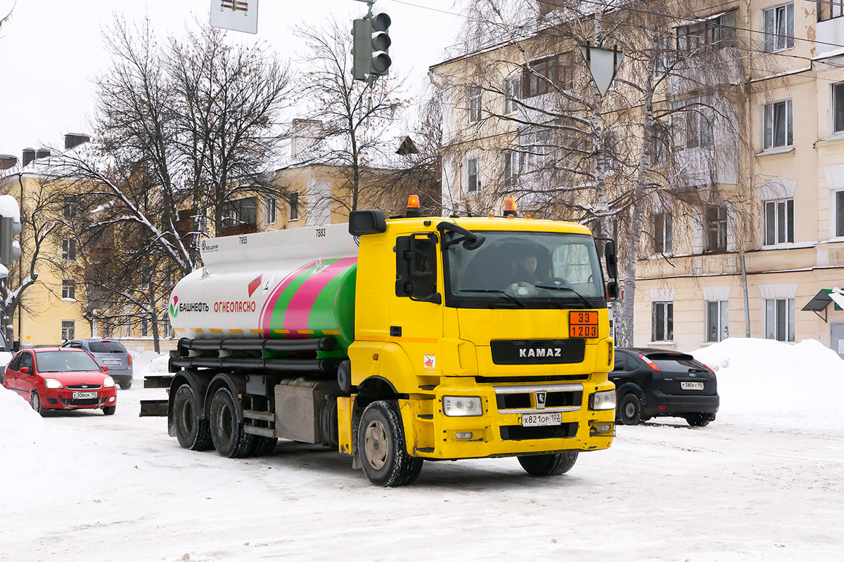 Башкортостан, № Х 821 ОР 102 — КамАЗ-65207-S5(87)