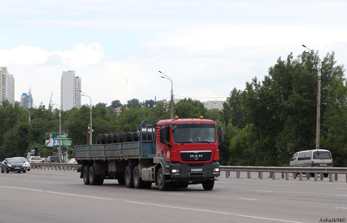 Красноярский край, № М 077 ОС 24 — MAN TGS 33.440