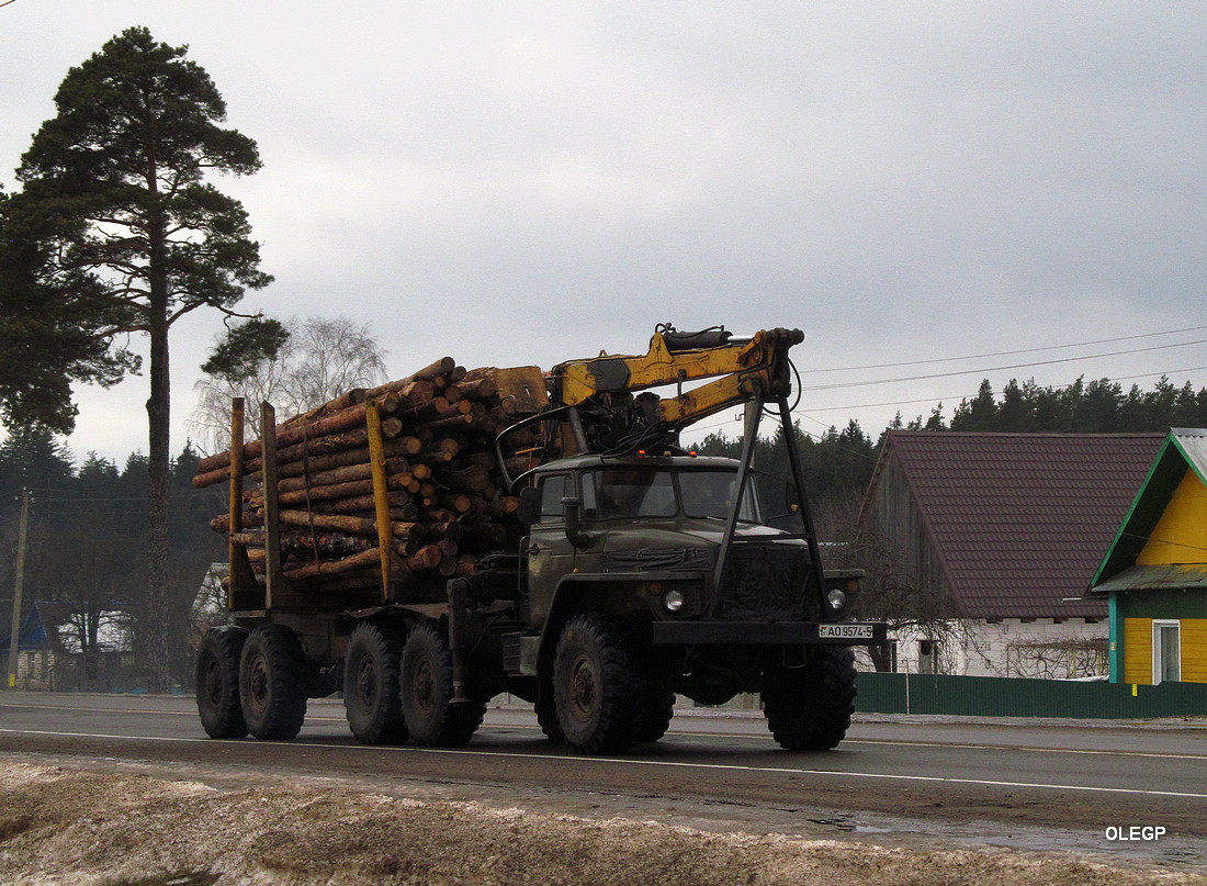 Минская область, № АО 9574-5 — Урал-4320 / 5557 (общая модель)
