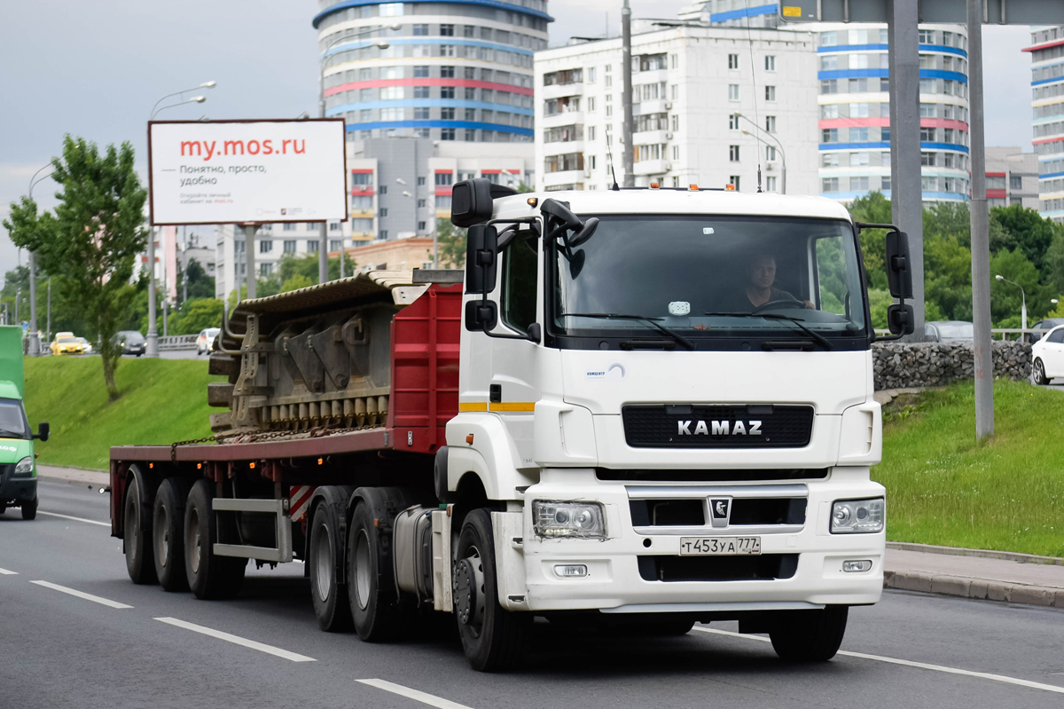 Москва, № Т 453 УА 777 — КамАЗ-65206-T5(68)