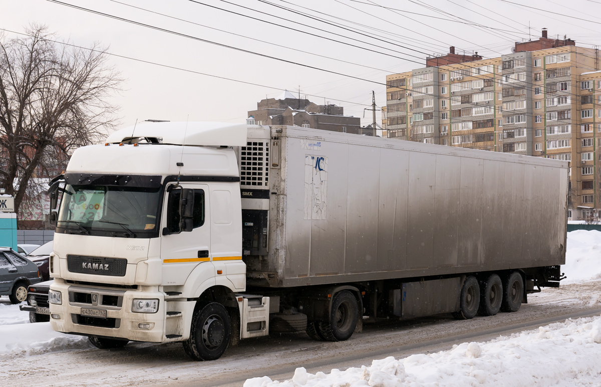 Самарская область, № Е 430 АС 763 — КамАЗ-5490-S5(87)
