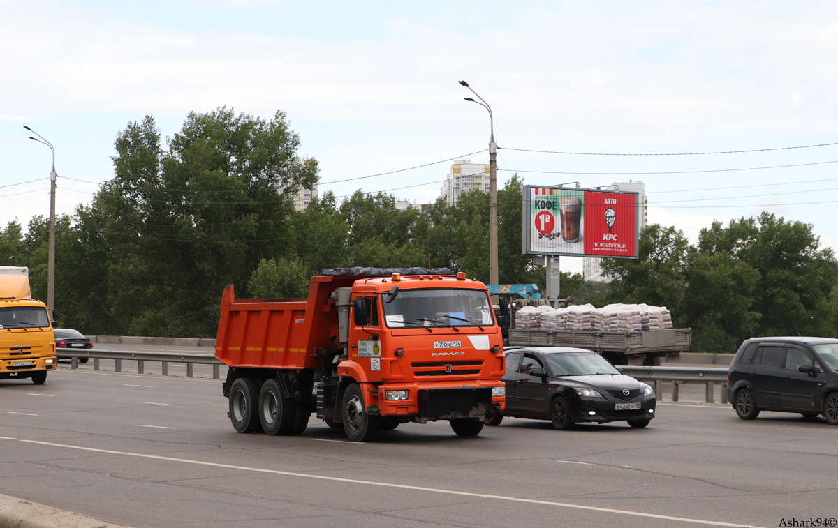 Красноярский край, № У 590 НС 124 — КамАЗ-65115-L4(19)