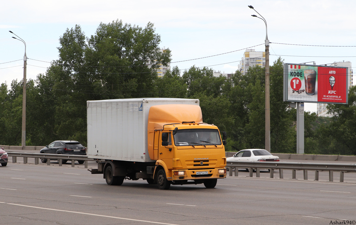 Красноярский край, № М 021 НС 24 — КамАЗ-4308-A3(96)