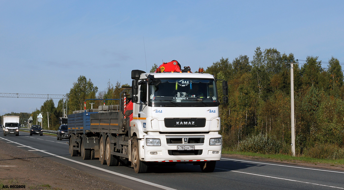 Санкт-Петербург, № К 782 ОН 198 — КамАЗ-65207-S5(87)