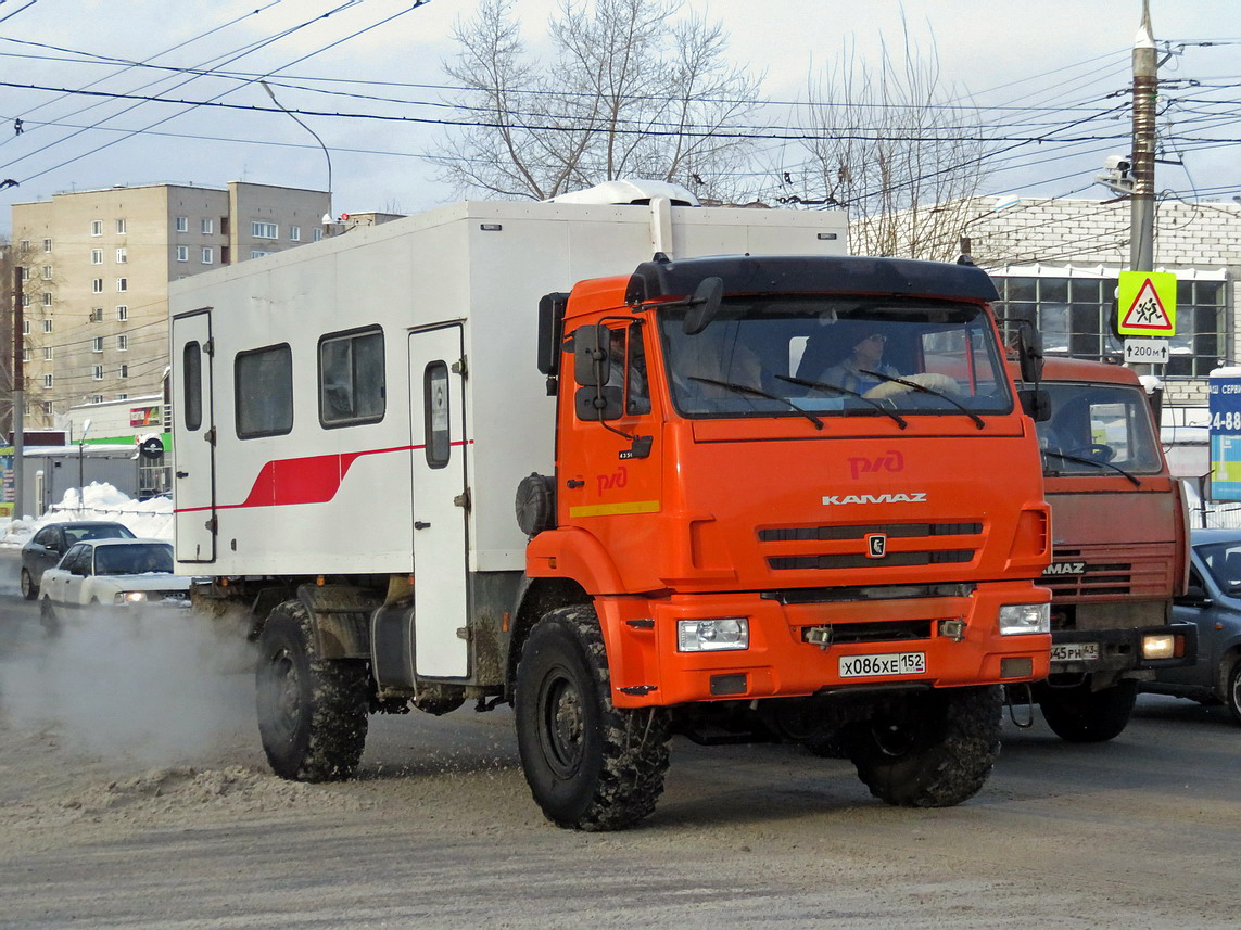 Кировская область, № Х 086 ХЕ 152 — КамАЗ-43502-D5(66)