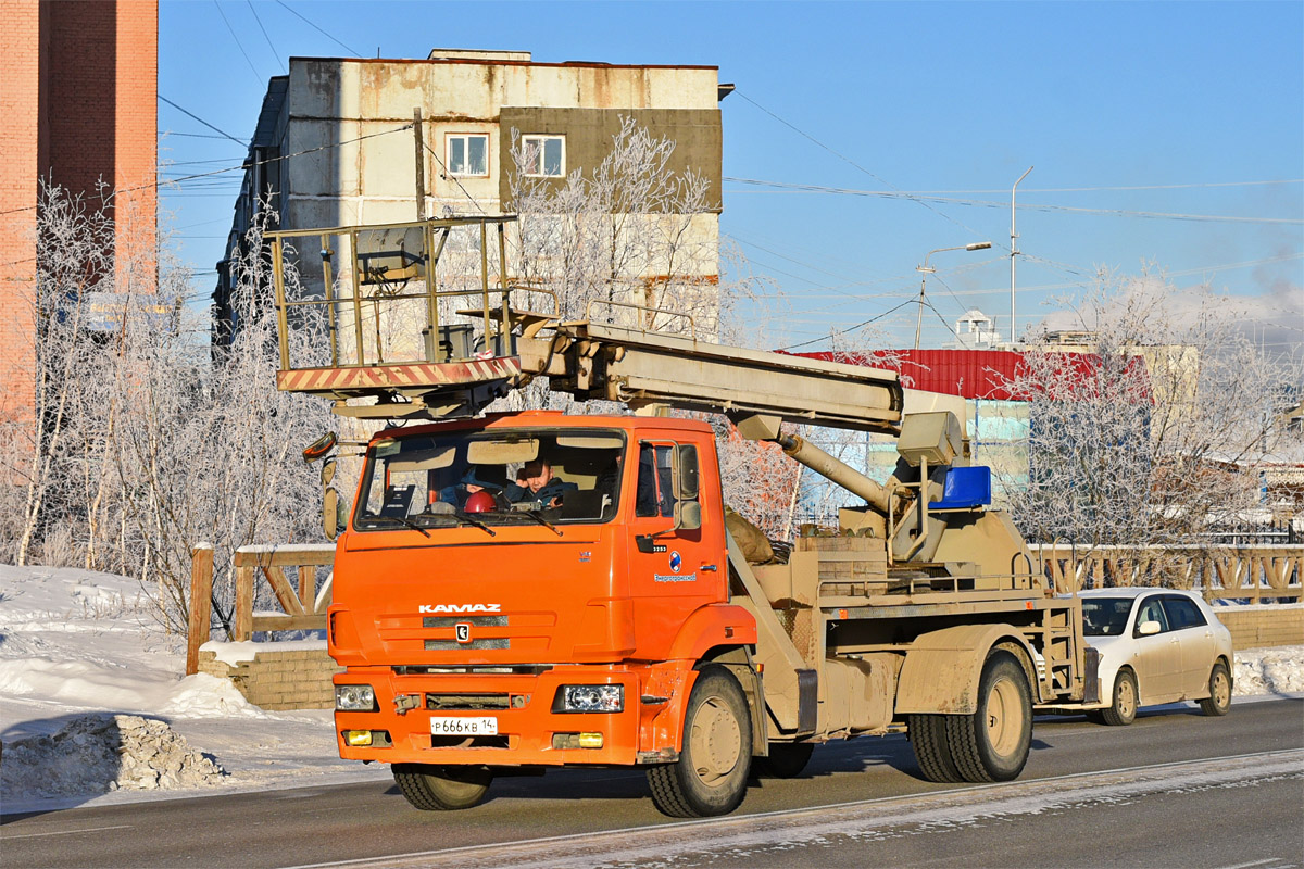 Саха (Якутия), № Р 666 КВ 14 — КамАЗ-43253-H3(99)