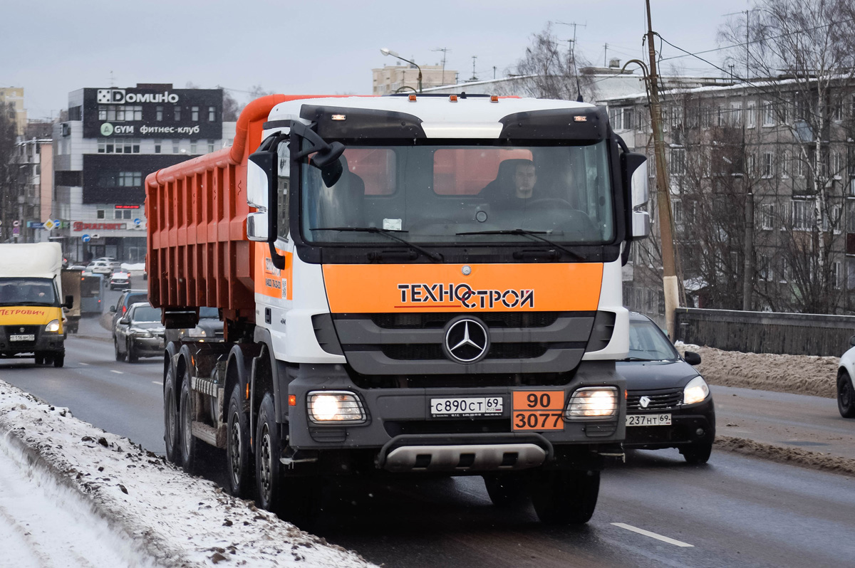 Тверская область, № С 890 СТ 69 — Mercedes-Benz Actros '09 4141 [Z9M]