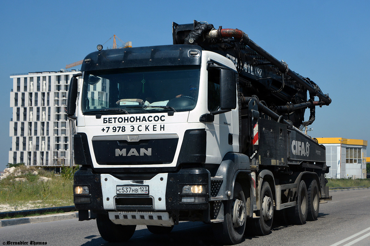 Крым, № С 537 НВ 123 — MAN TGS 41.440