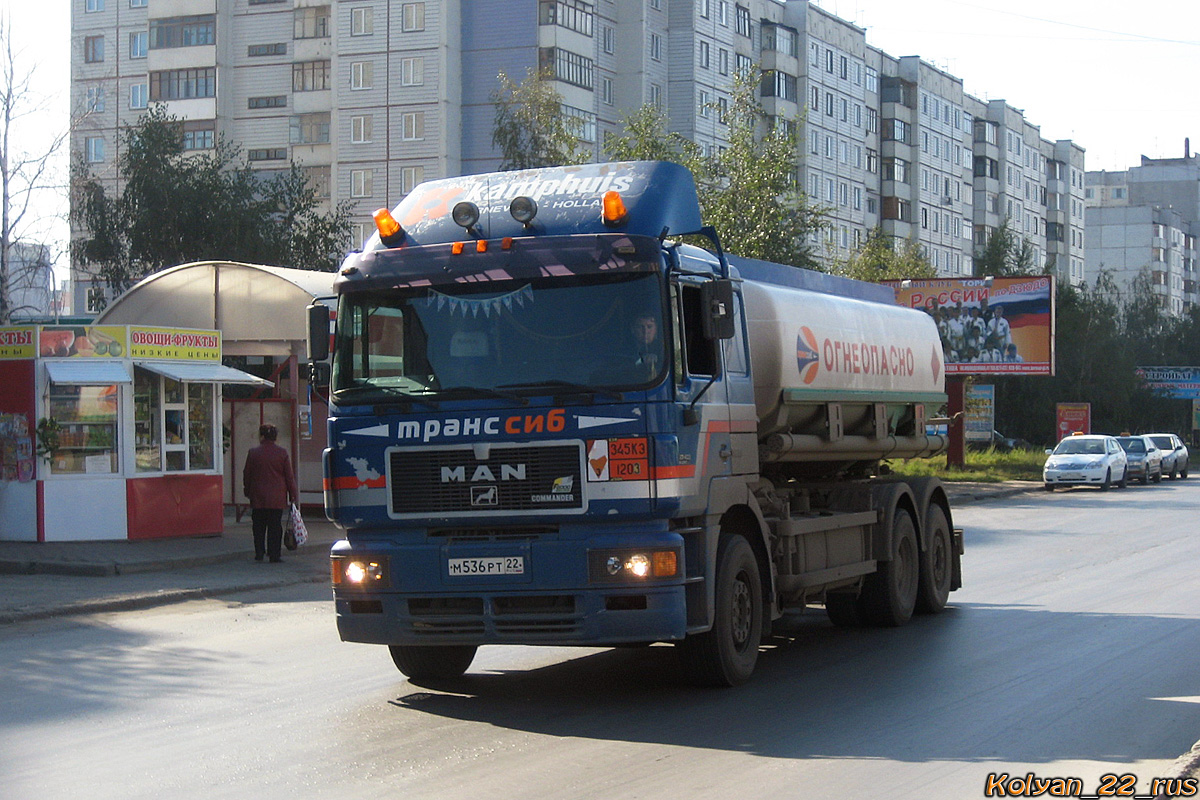 Алтайский край, № М 536 РТ 22 — MAN F2000 27.403