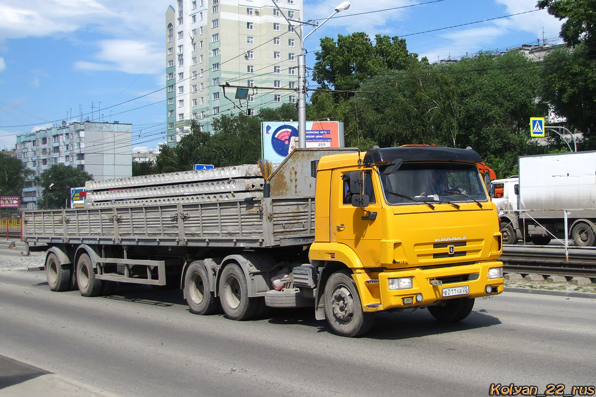 Алтайский край, № В 011 ХВ 22 — КамАЗ-65116-N3(78)