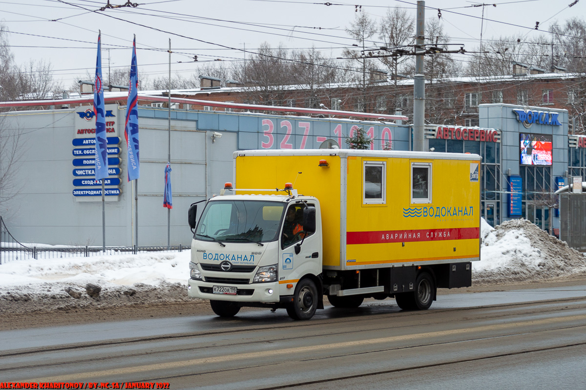 Санкт-Петербург, № К 722 ОА 198 — Hino 300