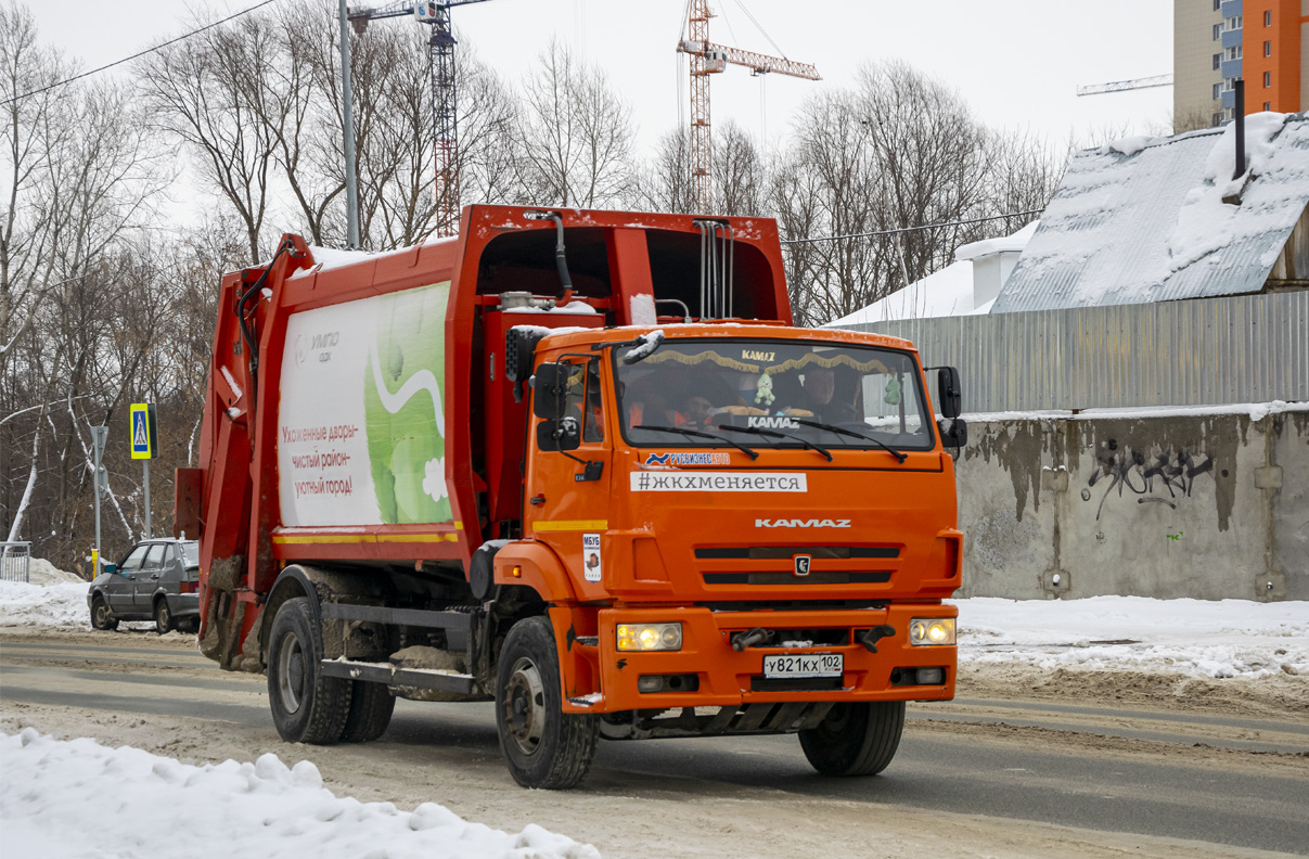 Башкортостан, № У 821 КХ 102 — КамАЗ-53605-L4(19)