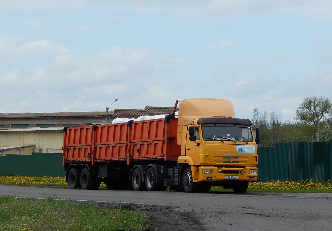 Белгородская область, № Т 421 СО 31 — КамАЗ-65116-A4(23)