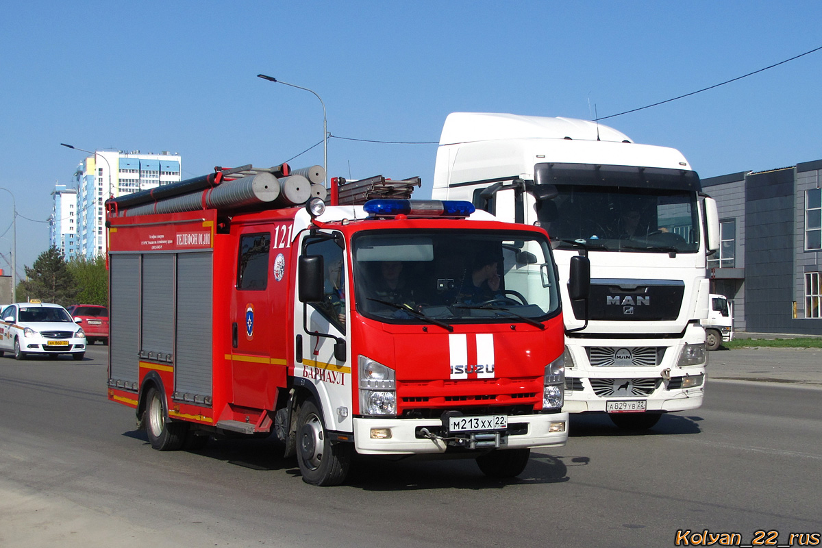 Алтайский край, № 121 — Isuzu NPR75 [Z7X]