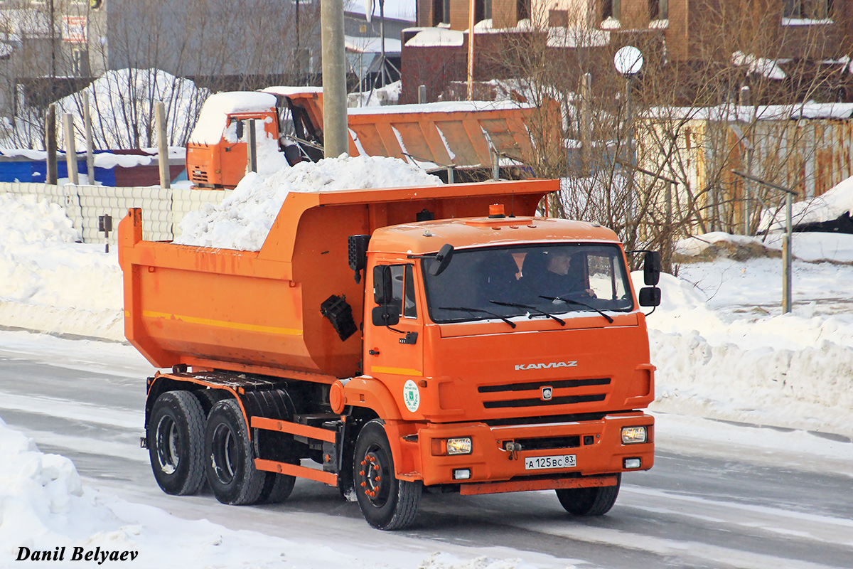 Ненецкий автономный округ, № А 125 ВС 83 — КамАЗ-65115-L4(19)