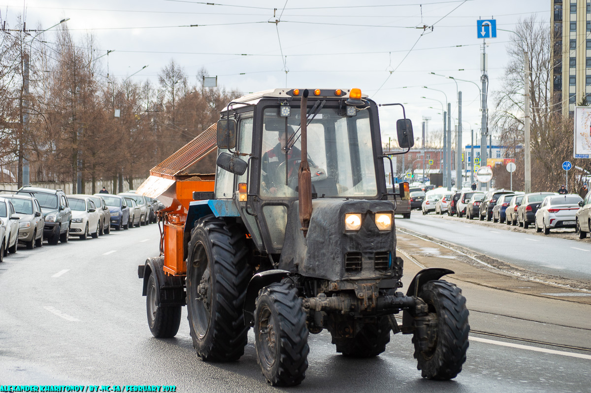 Санкт-Петербург — Спецтехника с нечитаемыми на фото номерами