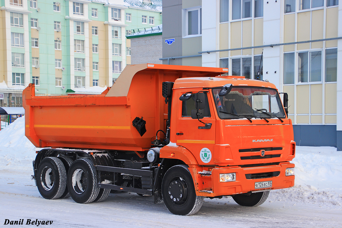 Ненецкий автономный округ, № А 126 ВС 83 — КамАЗ-65115-L4(19)