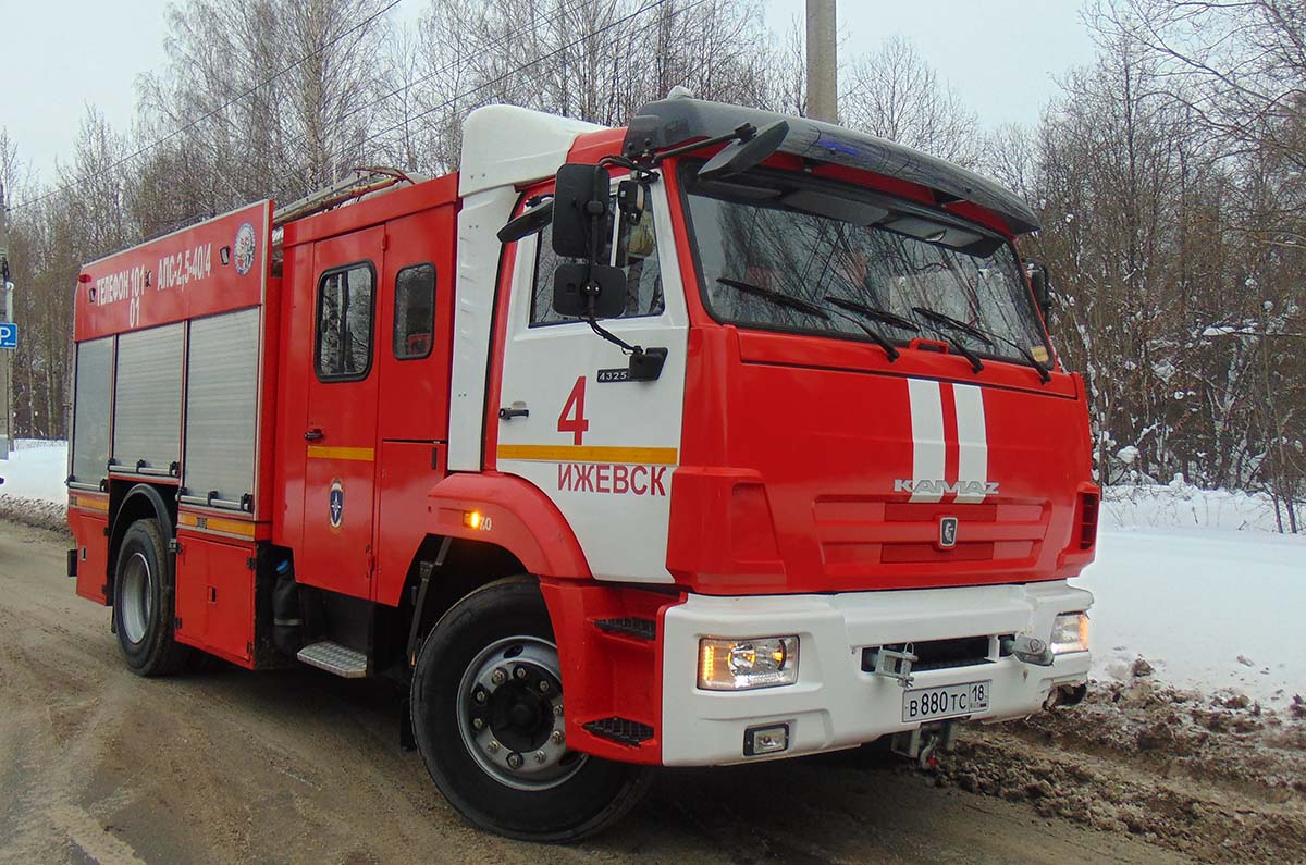 Удмуртия, № В 880 ТС 18 — КамАЗ-43253-G5(69)