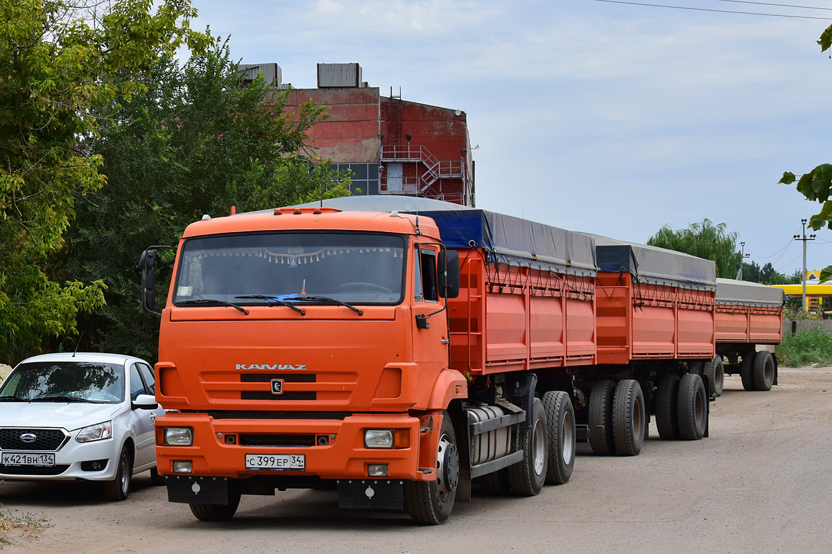 Волгоградская область, № С 399 ЕР 34 — КамАЗ-65115-N3(78)