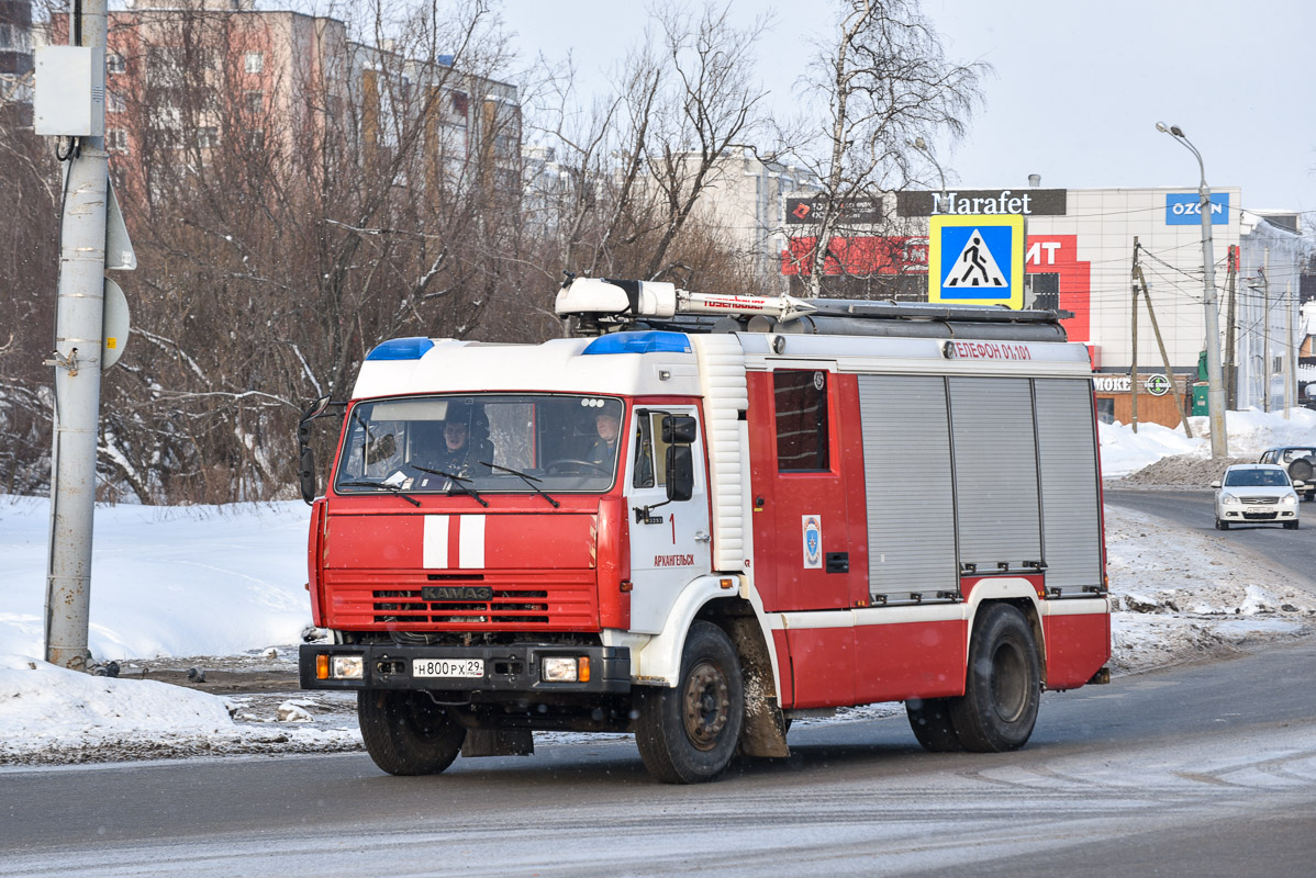 Архангельская область, № Н 800 РХ 29 — КамАЗ-43253-A3(96)
