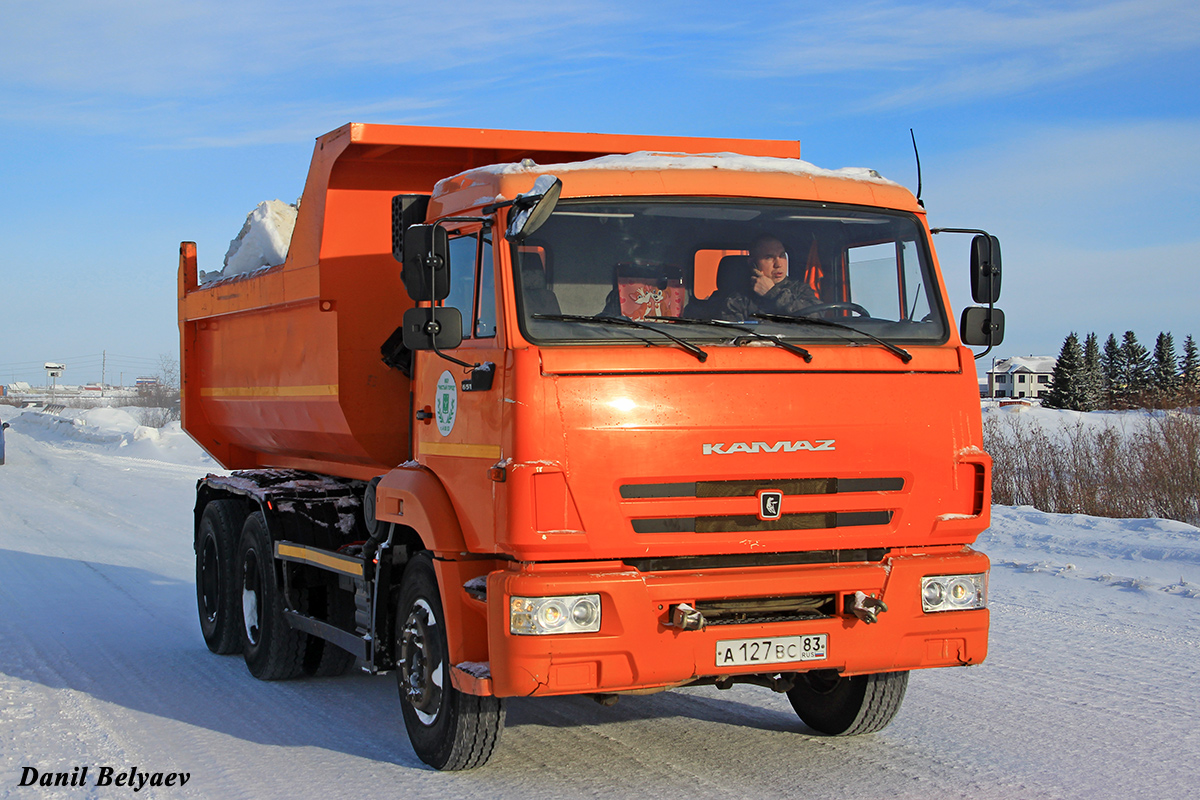 Ненецкий автономный округ, № А 127 ВС 83 — КамАЗ-65115-L4(19)