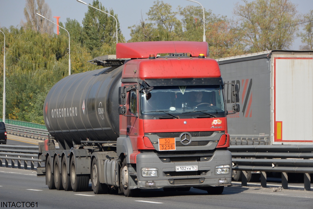 Ростовская область, № К 102 УН 161 — Mercedes-Benz Axor 1840 [Z9M]