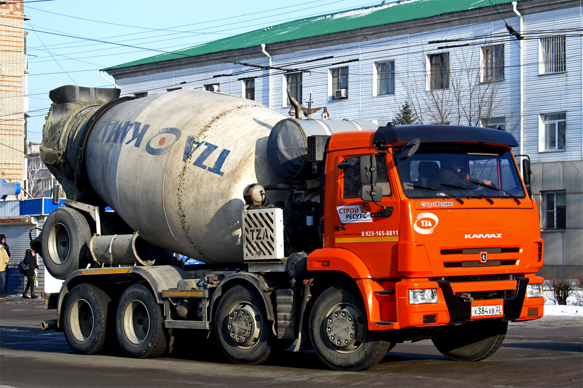 Алтайский край, № Х 384 ХВ 22 — КамАЗ-6540-A5(48)