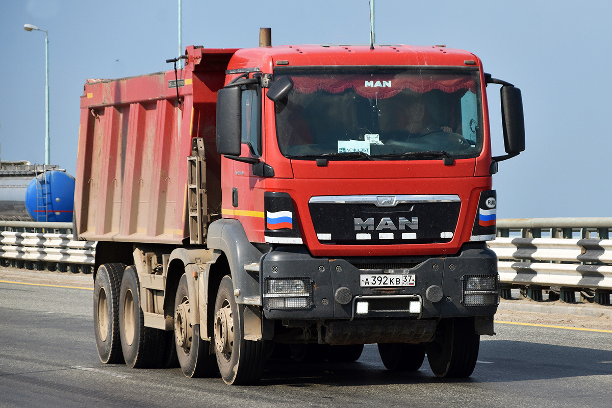 Ивановская область, № А 392 КВ 37 — MAN TGS 41.400