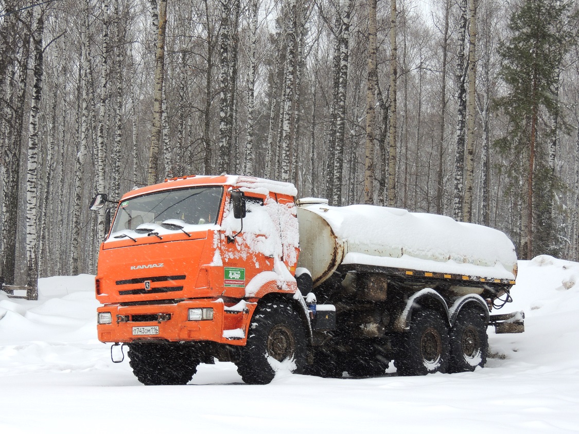 Татарстан, № Т 743 ОМ 116 — КамАЗ-43118-46