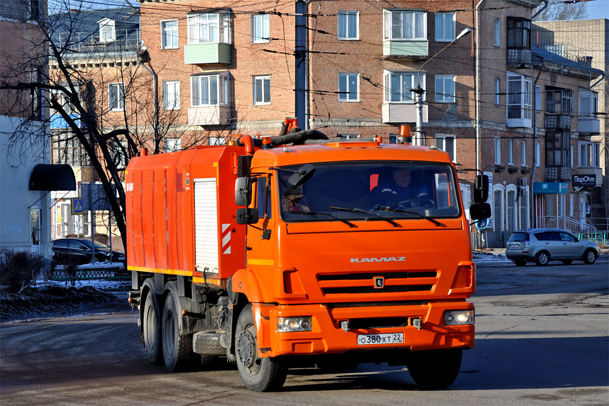 Алтайский край, № О 380 ХТ 22 — КамАЗ-65115-A4(23)