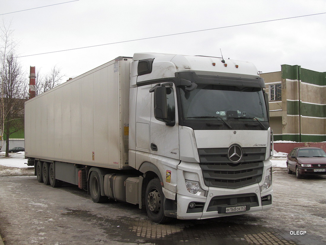 Смоленская область, № М 168 ОК 67 — Mercedes-Benz Actros '18 1845 [Z9M]
