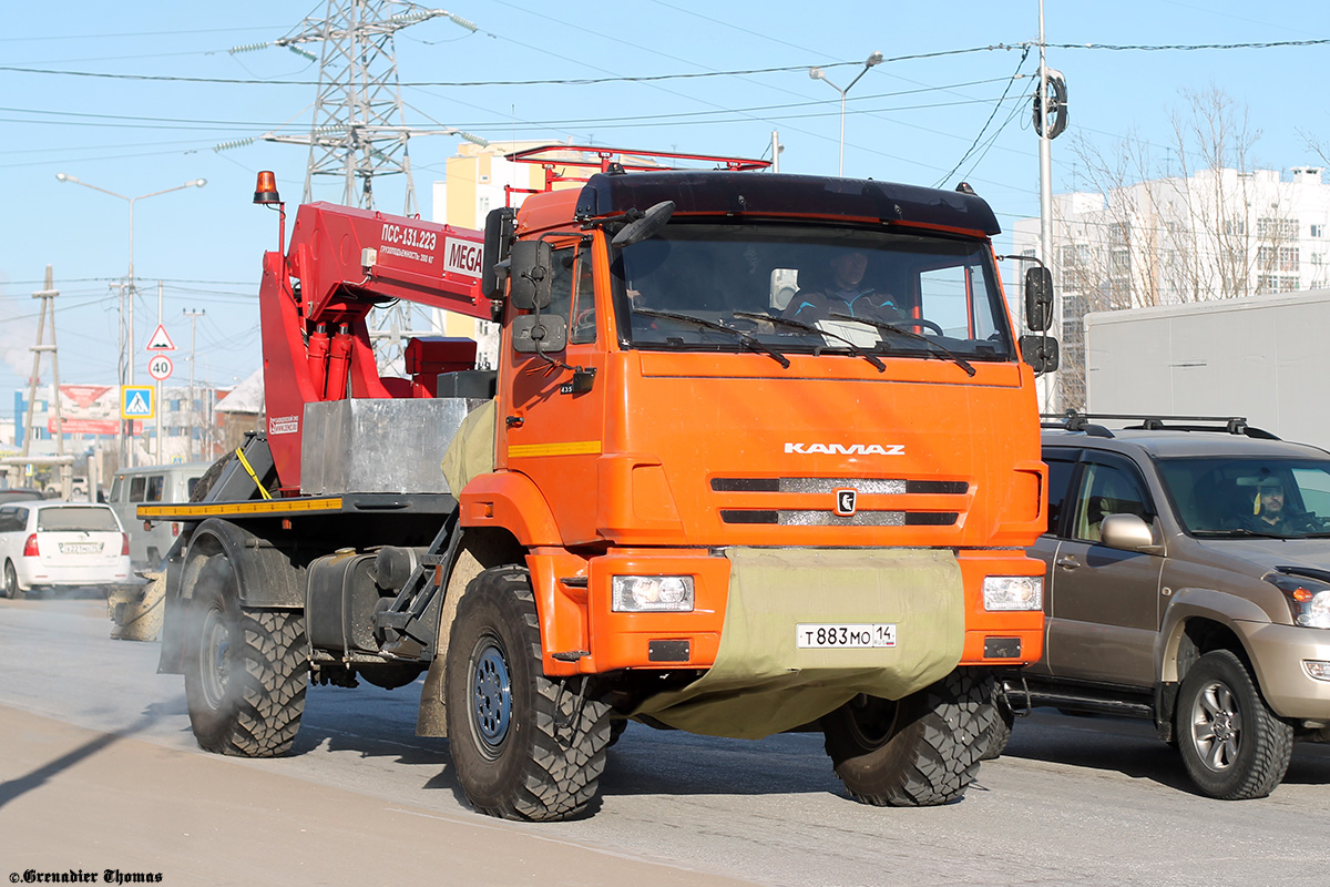 Саха (Якутия), № Т 883 МО 14 — КамАЗ-43502-D5(66)