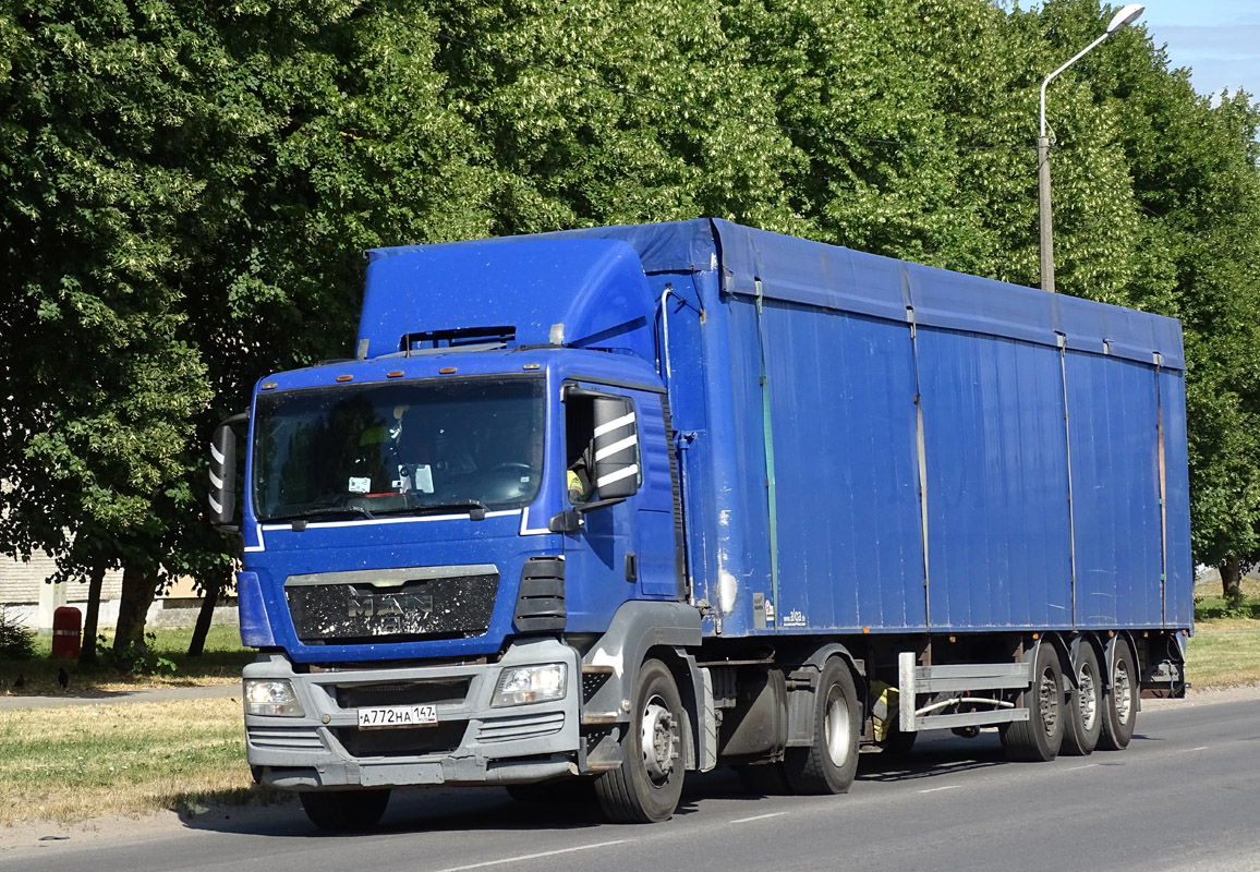 Ленинградская область, № А 772 НА 147 — MAN TGS 19.400