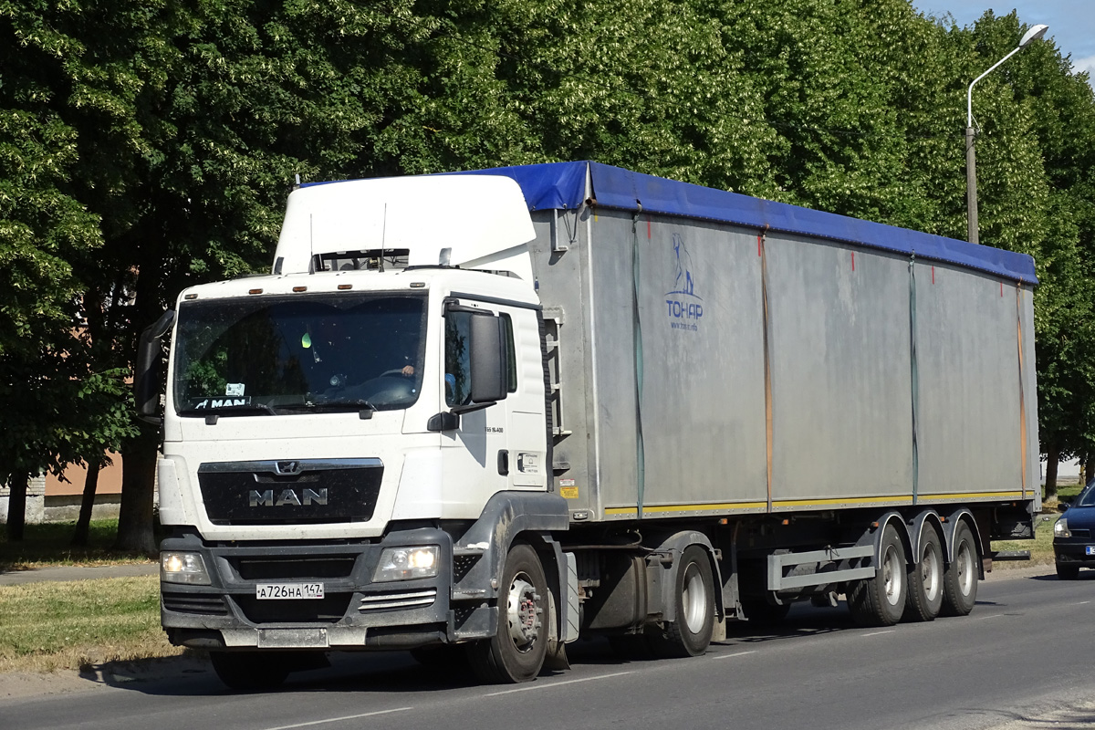 Ленинградская область, № А 726 НА 147 — MAN TGS 19.400
