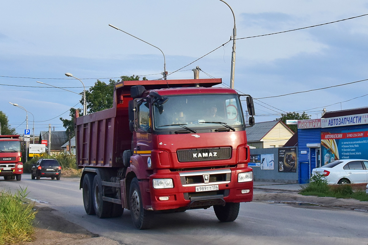Волгоградская область, № 989 — КамАЗ-6580-S5(87)