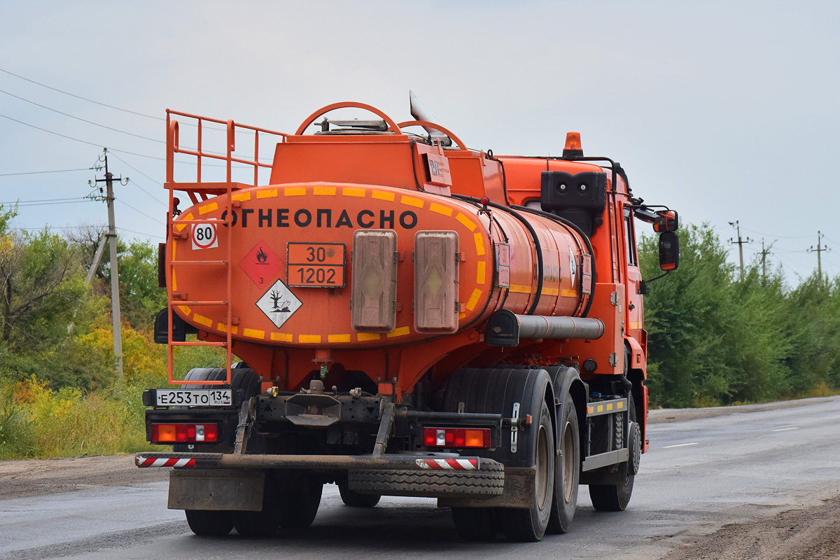 Волгоградская область, № Е 253 ТО 134 — КамАЗ-65115 (общая модель)