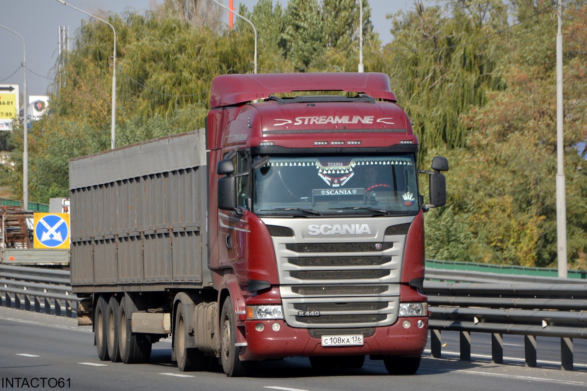 Воронежская область, № С 108 КА 136 — Scania ('2013) R440