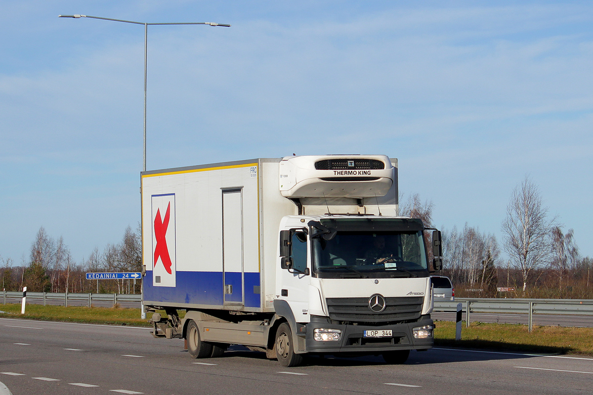 Литва, № LOP 344 — Mercedes-Benz Atego 1224