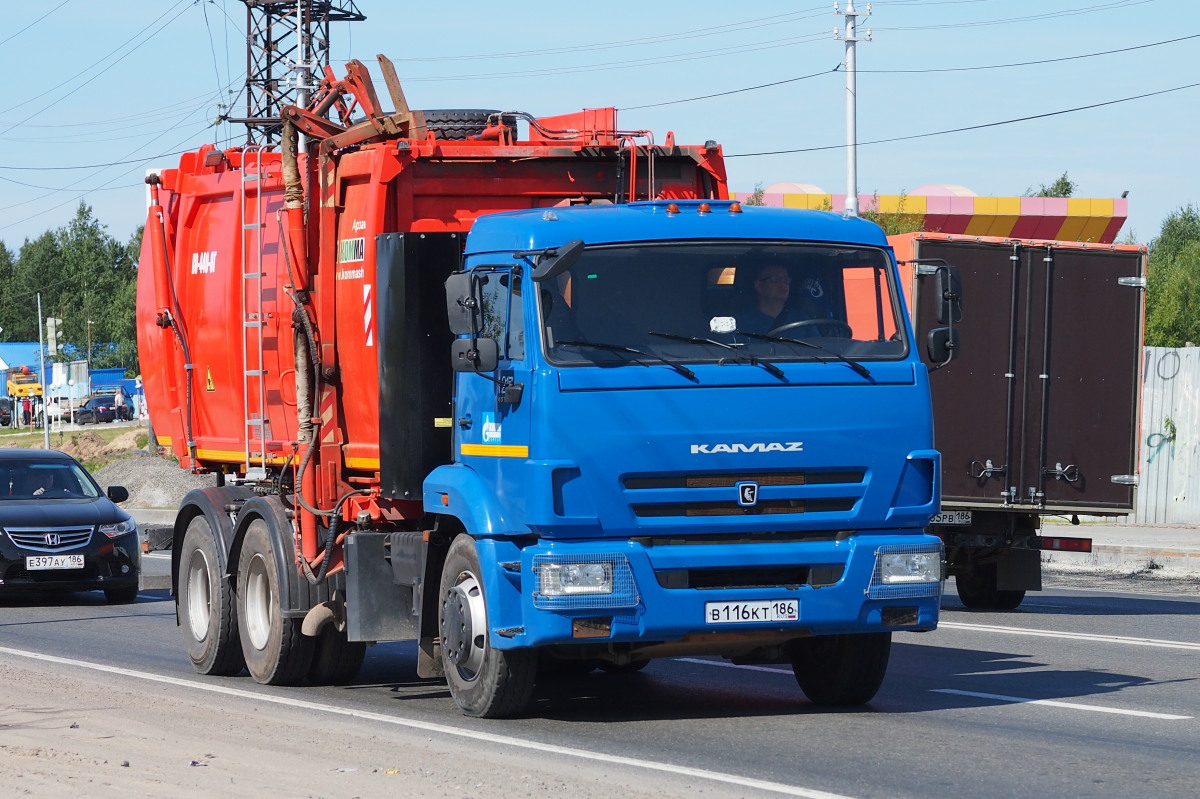 Ханты-Мансийский автоном.округ, № В 116 КТ 186 — КамАЗ-65115-37