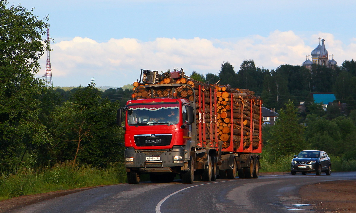Архангельская область, № М 996 РО 29 — MAN TGS 33.480