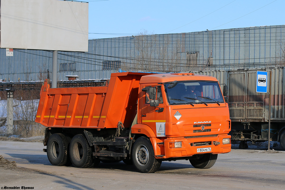 Саха (Якутия), № Т 804 МЕ 14 — КамАЗ-65115-N3(78)