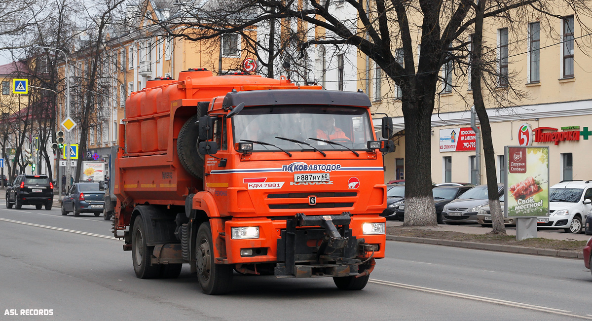 Псковская область, № Р 887 НУ 60 — КамАЗ-53605-A5(48)