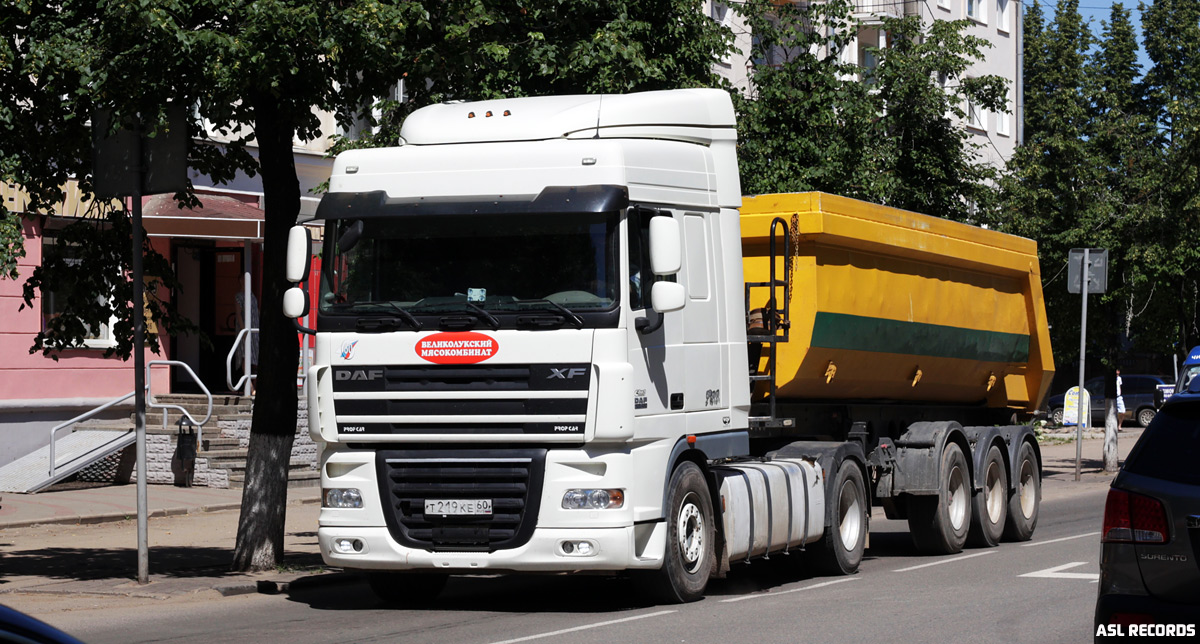Псковская область, № Т 219 КЕ 60 — DAF XF105 FT