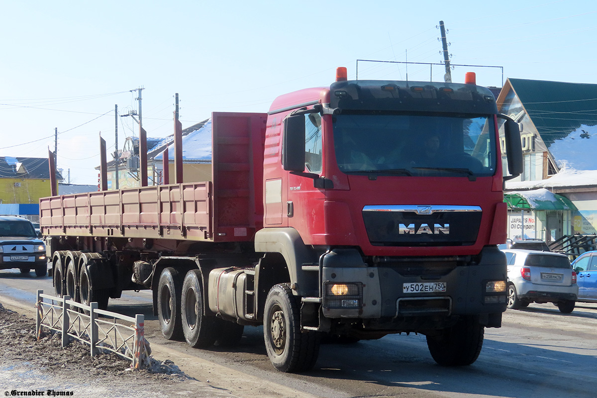 Саха (Якутия), № У 502 ЕН 750 — MAN TGS 33.480